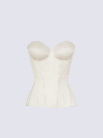 Fashion Ave Satin Sweetheart Corset