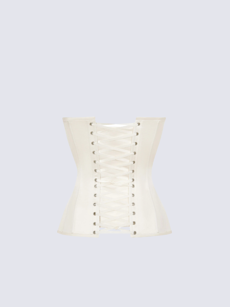 Fashion Ave Satin Sweetheart Corset