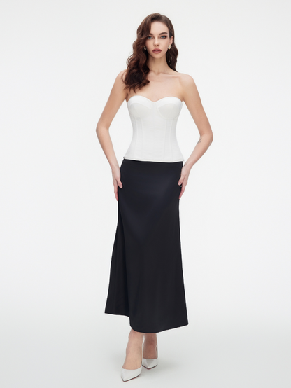 Fashion Ave Satin Sweetheart Corset